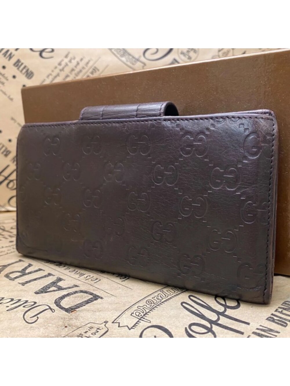 Gucci Wallet 2 GG Leather - Picture 2 of 15
